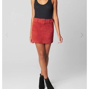Leather skirt by Blank NYC size 24 (fits like large 25 IMO) in Fired up (red)